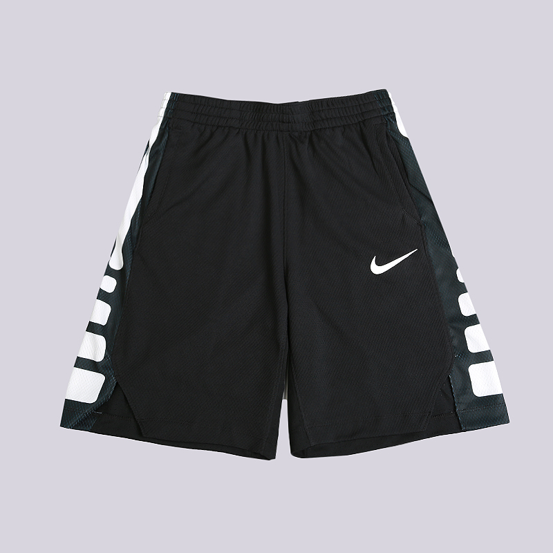 детские черные шорты Nike Dri-FIT Elite Older Kids' Basketball Shorts 850877-010 - цена, описание, фото 1